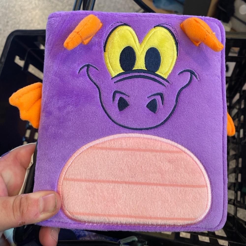 2025 Disney Parks Epcot Center Figment Plush Mini Writing Journal NEW with tags
